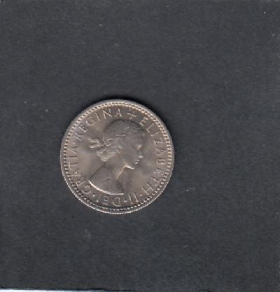 Beschrijving: 6 Pence  ELIZABETH II  